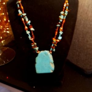 Native American made turquoise necklace